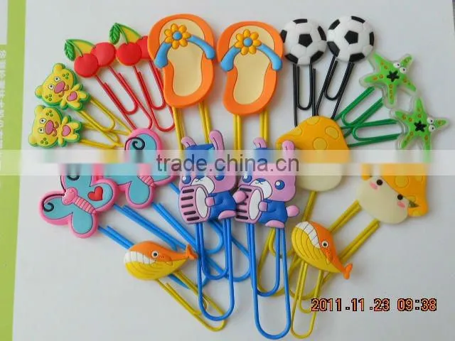 2014 SOFT PVC PAPER CLIP