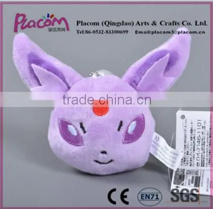 High-quality Official Cheap Cute Pokemon Plush Keychain Toy Bag Stuffed Ornament Doll for Wholesale
