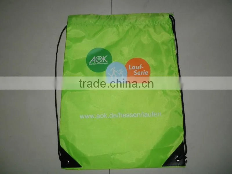 2013 fashionable lovely cheap polyester drawstring bag