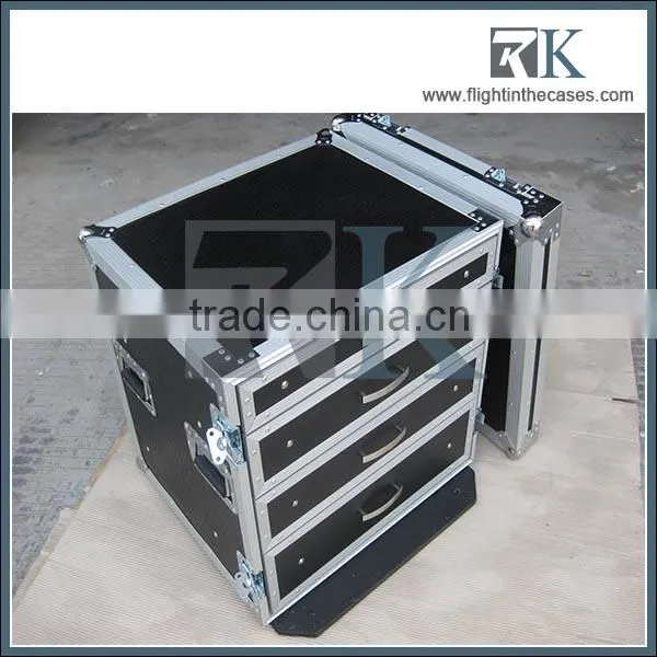 Computer,Laptop 12U professional soft rolling makeup case drawers