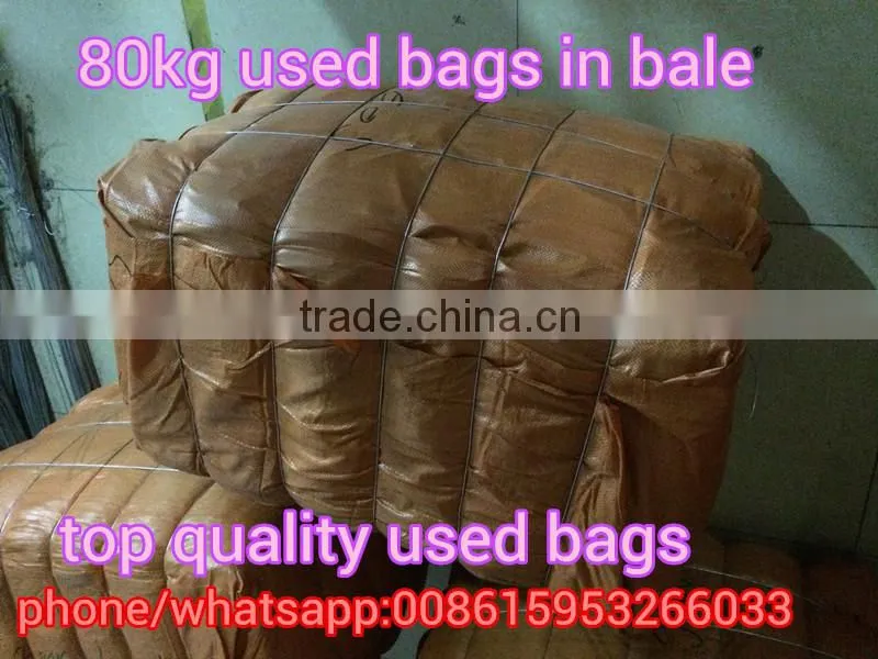 2015 fashionable wholesale second hand lady men used genuine leather bags