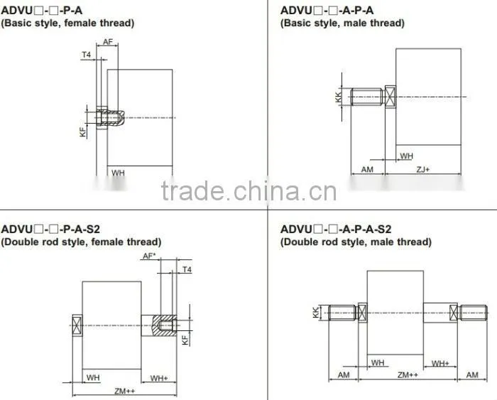 All Type Hydraulic Cylinder Kit Alumnium Cylinder Kit