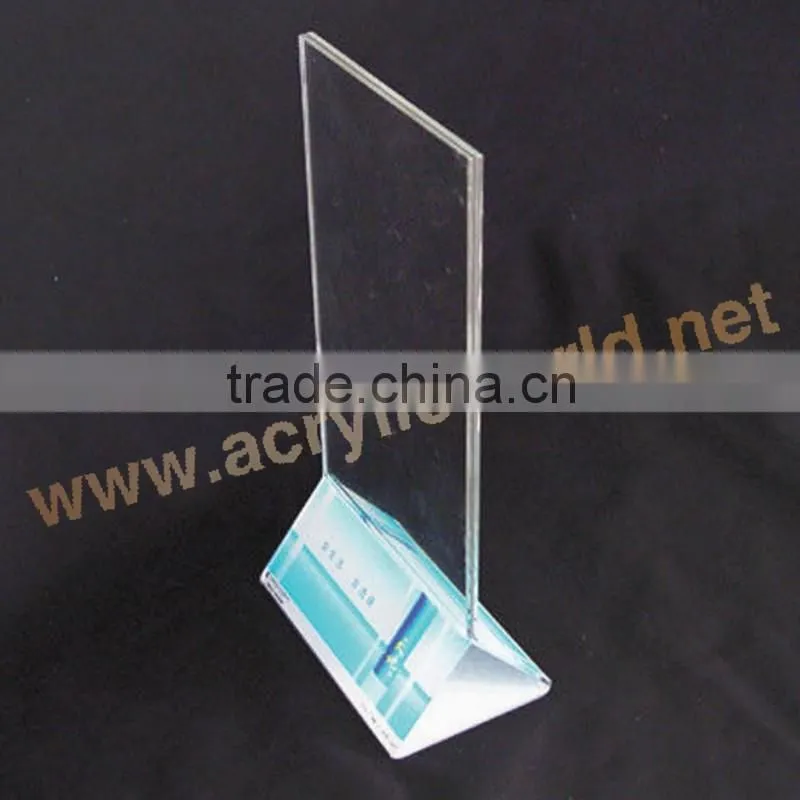 plastic menu holder base