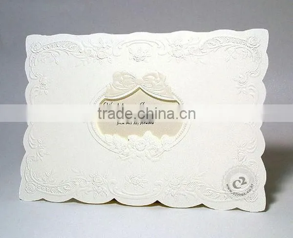 Antique newest 250gsm beige paper sikh wedding cards