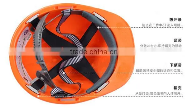 full brim white safety helmet light