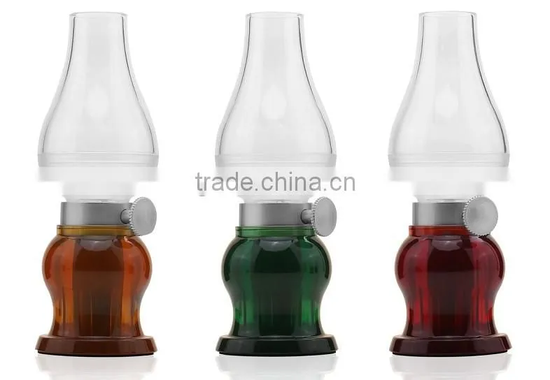 LED Blow light LED night light with battery for indoor room hotel and night light baby