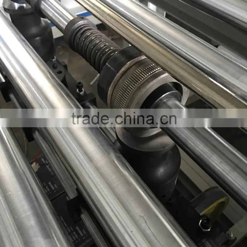 Automatic Non woven Fabric ultrasonic embossing roll to sheets cutting machine