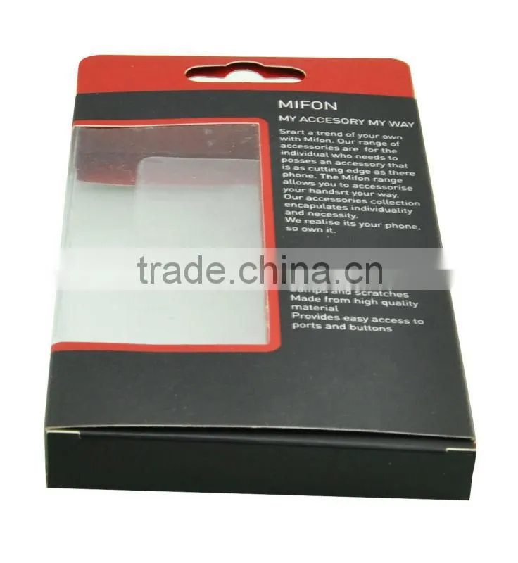 Mobile paperboard+PET clear window printing boxes