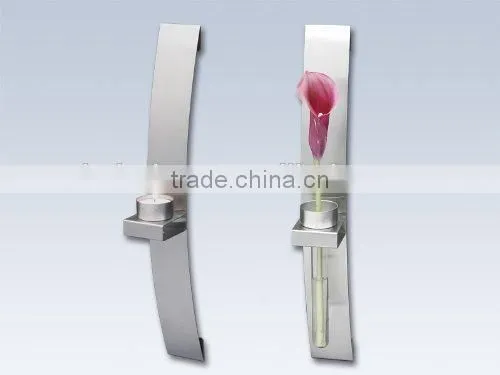 Metal Wall-Mounted Tea Light/Flower Holder, Nice Wall Decor