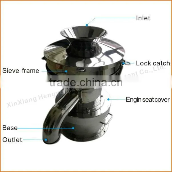 Small capacity 450mm oil vibrating filter sieve