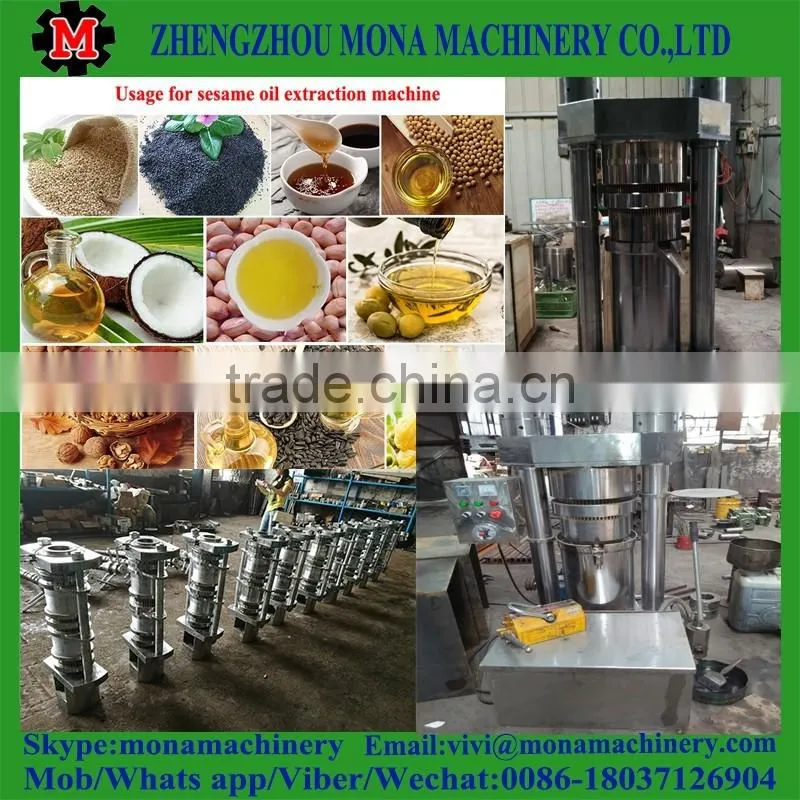 peanut/seasame/olive/palm/soybean/sunflower Hydraulic Oil Press Machine