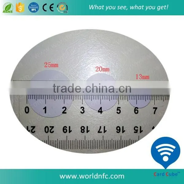 Printed 13.56MHz Rewritable RFID 1K F08 Small NFC Tag