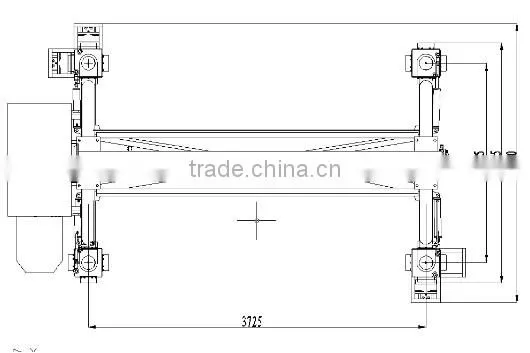 30T- 40T mobile mast rubber tyre gantry container stacker crane