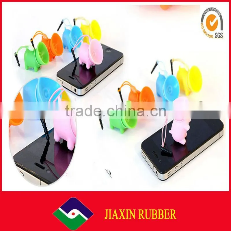 2014 cute silicone phone holder,funny cell phone holder for desk