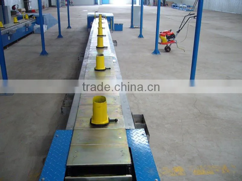 Agricultural machine assembly line