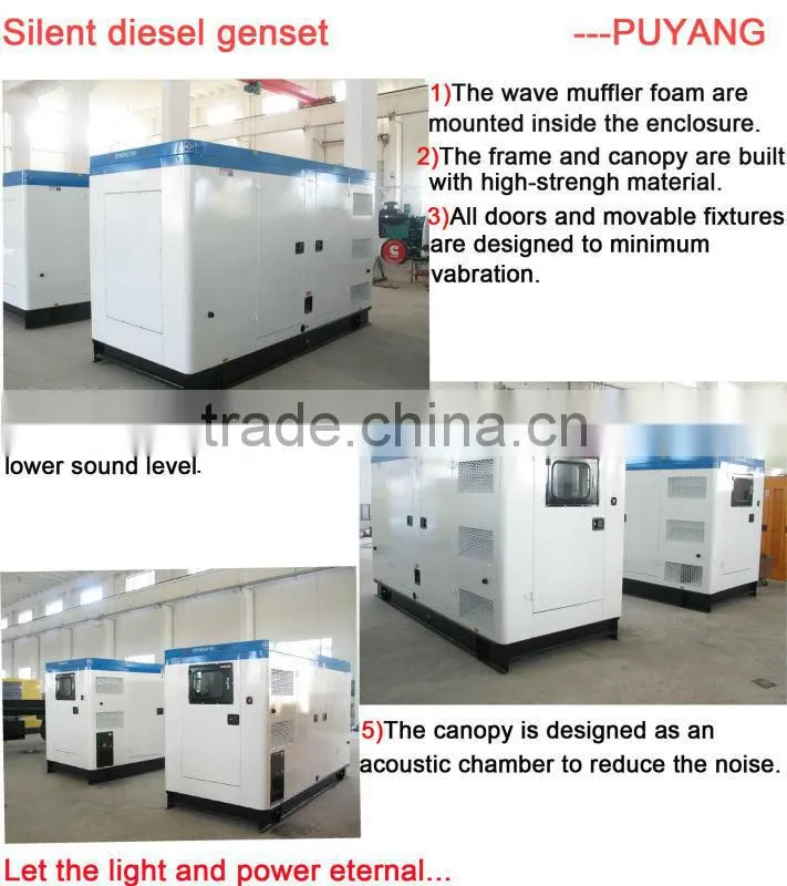 Super diesel generator 150 kva silent for sale