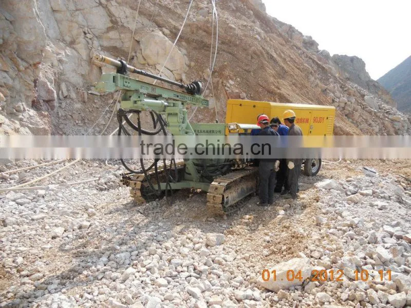 40m depth construction blast dth drilling rig on sale