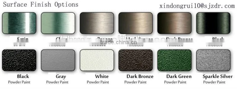 extrude aluminum profile drawing oem from china manufacturer