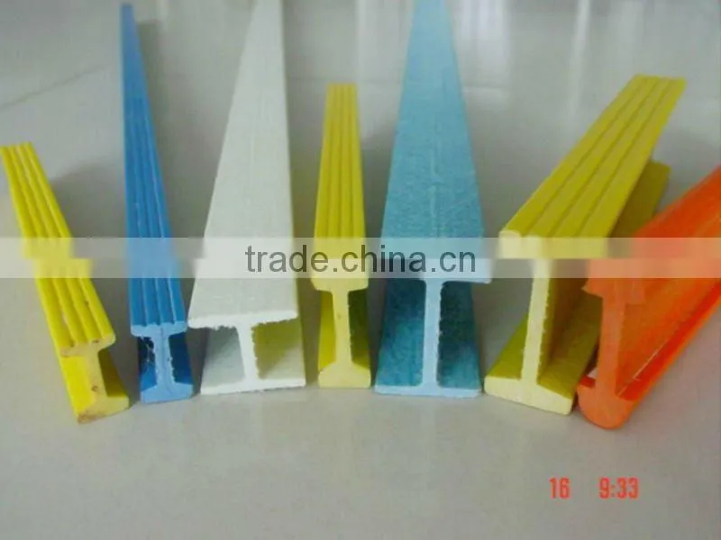 Pultrusion UV resistant durable high strength Fiberglass I Beam