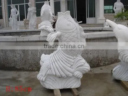 White marble vulture relief sculpture for sale