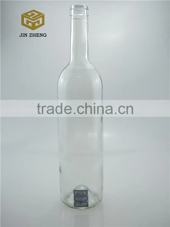 Wholesale transparent vodka bottle 750ml cheap price