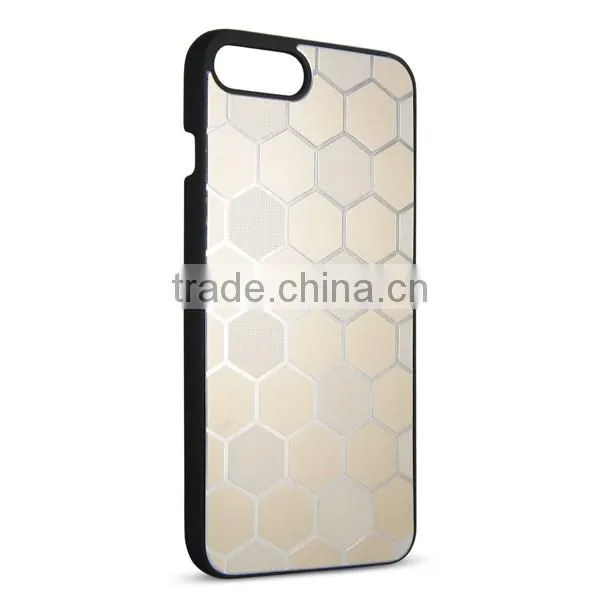 PC hard phone hull spray rubber oil back cover aluminum phone case for iPhone 7/7 plus