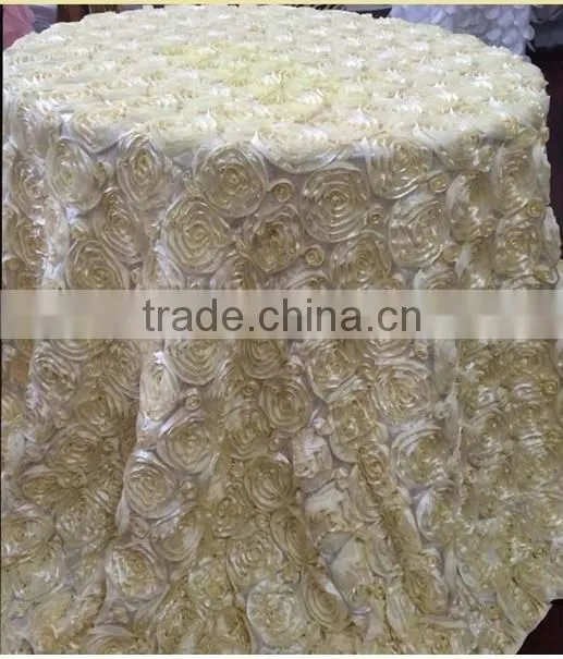 Elegant beautiful Rose wedding deco table cloth home wedding party use