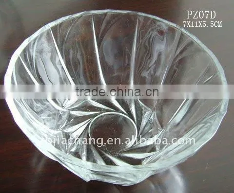 colored glass bowl