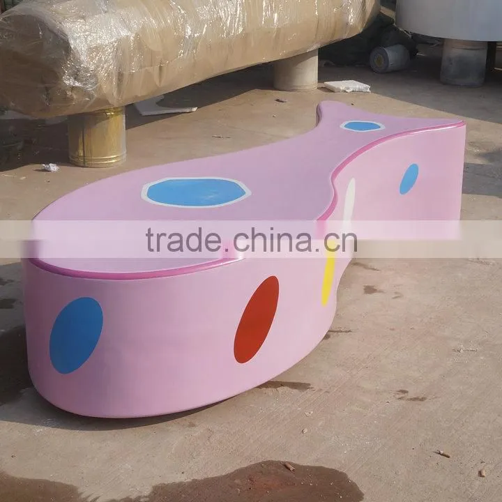 Modern fiberglass fish chair