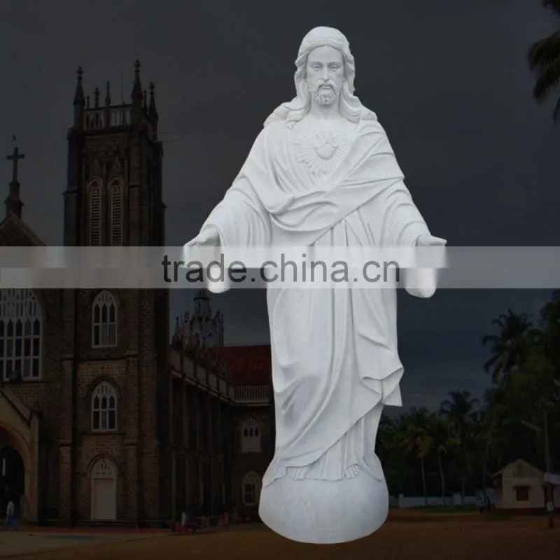 High quality church religion marble homeless jesus sculpture