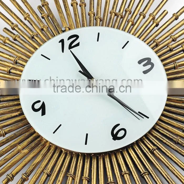 China Supplier Brassy Yellow Cool Description For A Wall Clock