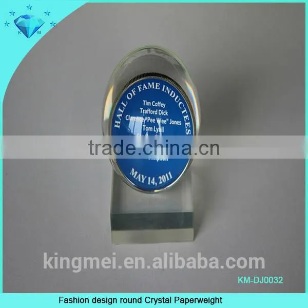 Professional custom acrylic oil drop paperweight