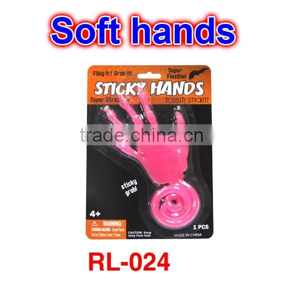 Sell Colorful Soft Sticky Hands Toy