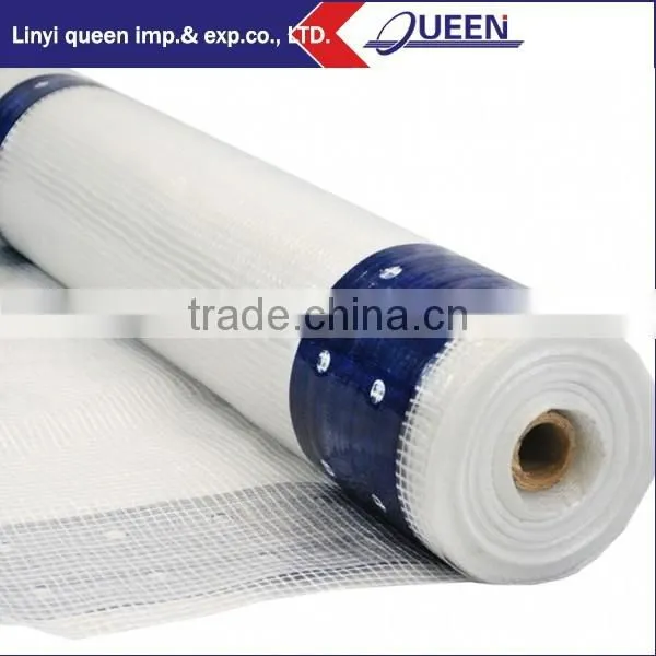 PE Leno Tarp Construction Plastic Reinforced Scaffold Sheeting for a clean construction site