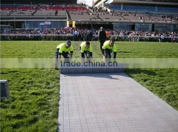 sports flooring put on artificial grass for basketball