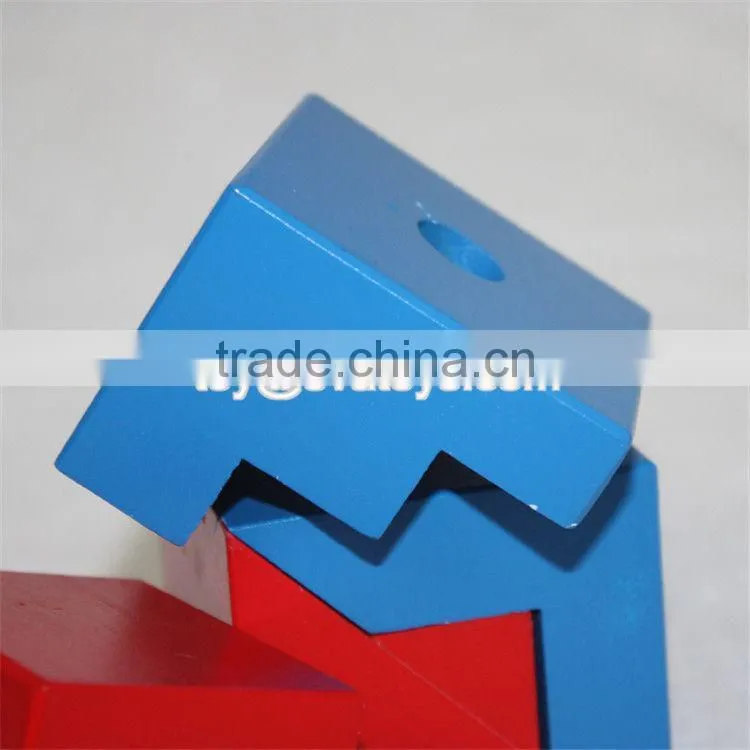 wholesale cheap educational stacking toys wooden children building blocks W13E070