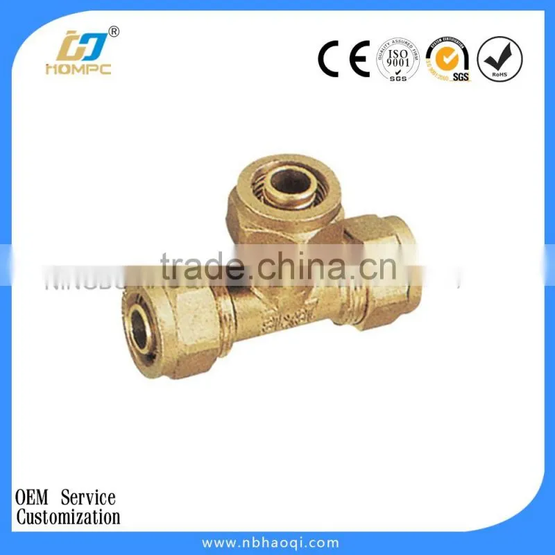 brass compression fittings for pex-al-pex pipes