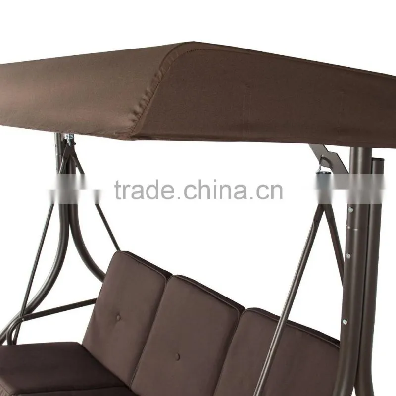 Outdoor Furniture 3 seat Swing Chair for patio and kids