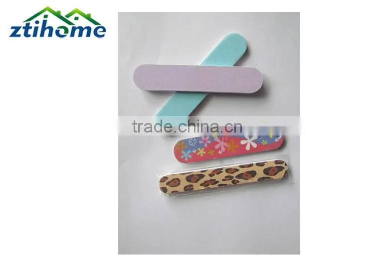Banana shape emery board nail files for manicure