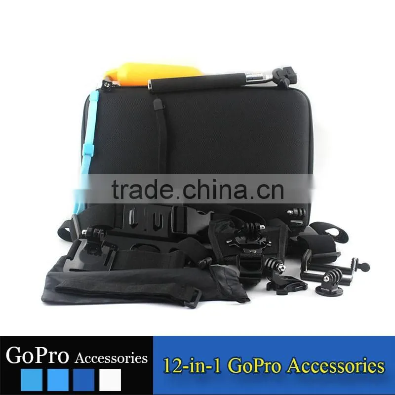 Hot sale OEM factory 13 in 1 Gopros Accessories bundle sets for sports camera