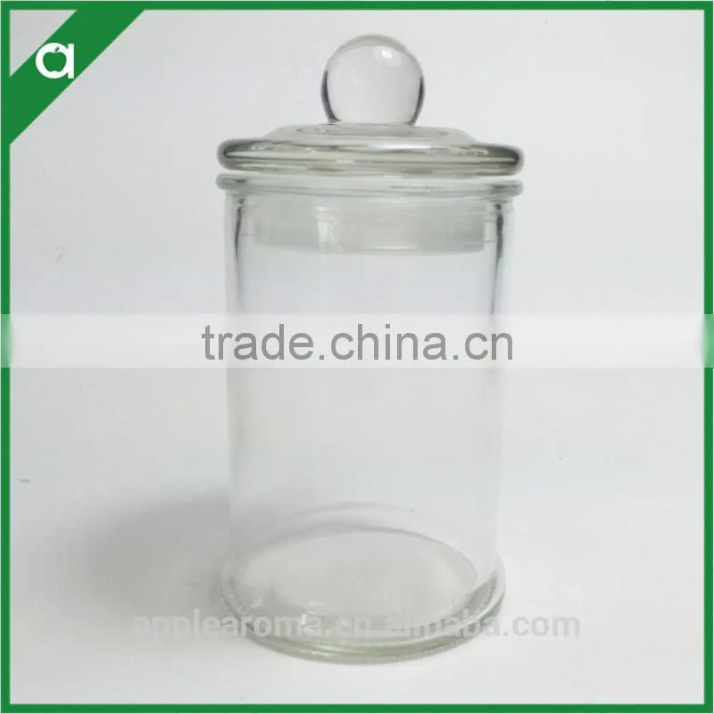 Clear Empty Glass Jar for Candle