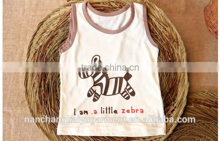 2014 children summer animal print cotton clothing sets