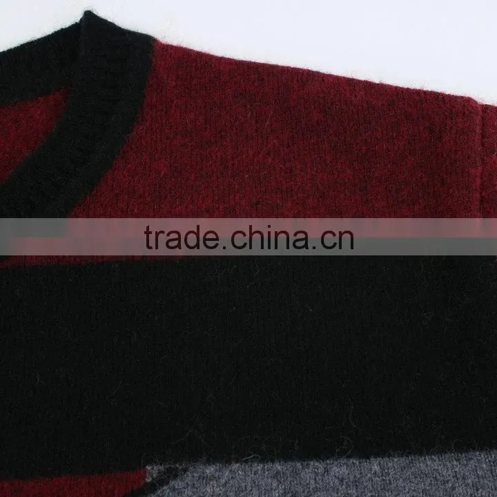 2015 winter sweater for men with cashmere /polyester ,mutil colors latest design winter sweater for winter