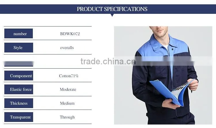 Custom Work Uniform Whit Logo Of Heavy Duty Work Clothes