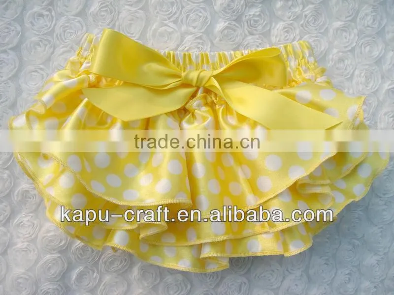 Top quality Rand baby boutique clothes with bow / Halloween baby underwear /ruffle baby panties bloomer