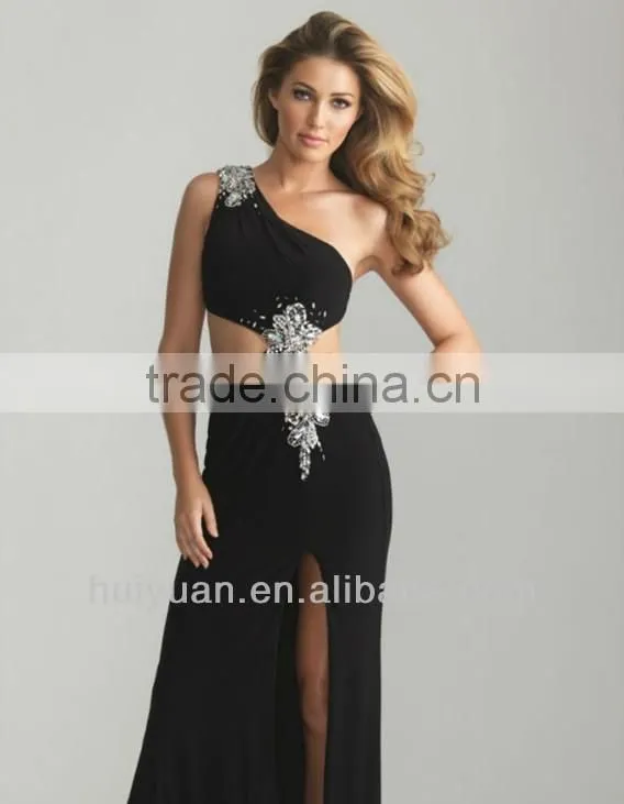 2014 Newest Style Backless One shoulder Beautiful Dresses