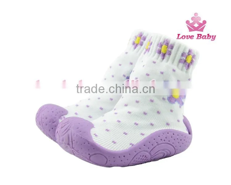 Boutique wholesale mix colors newborn baby rubber for shoes
