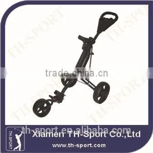 Black Steel Push Golf Trolley Korea