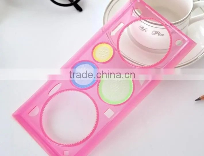 pupular school plastic ruler sets for promotion