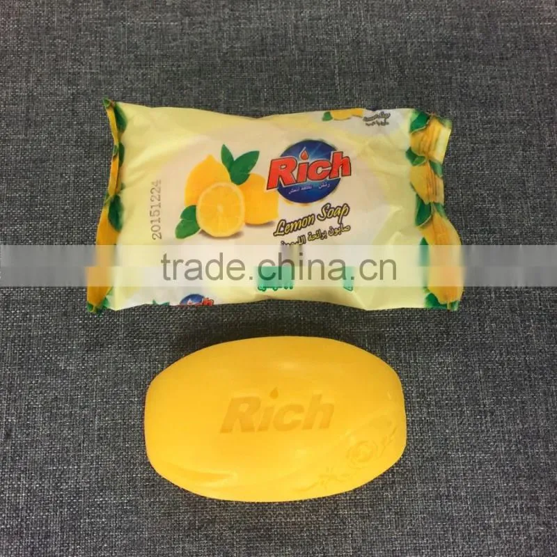 wholesale 75g quality lemon fresh soap